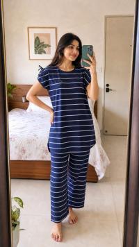 Cotton Tshirt and Pant Set