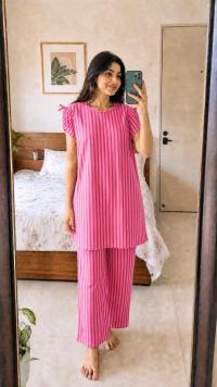 Cotton Tshirt and Pant Set