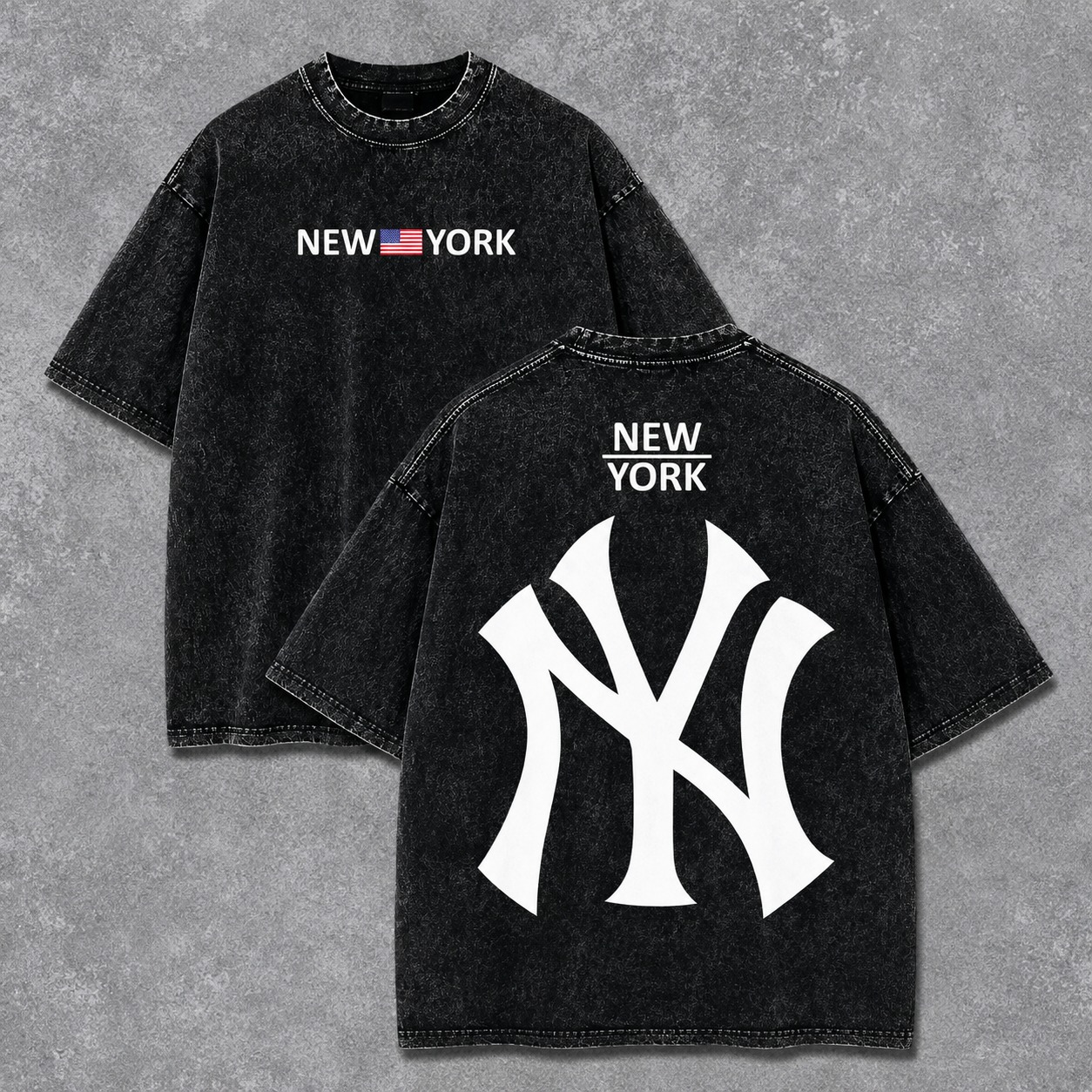 Premium Acid Wash Drop Shoulder TShirt