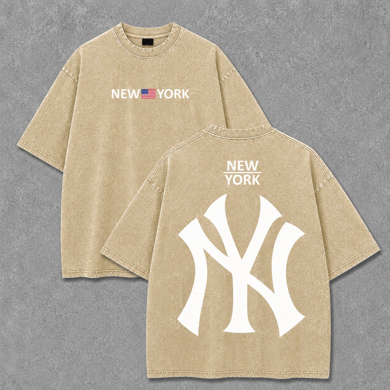 Premium Acid Wash Drop Shoulder TShirt