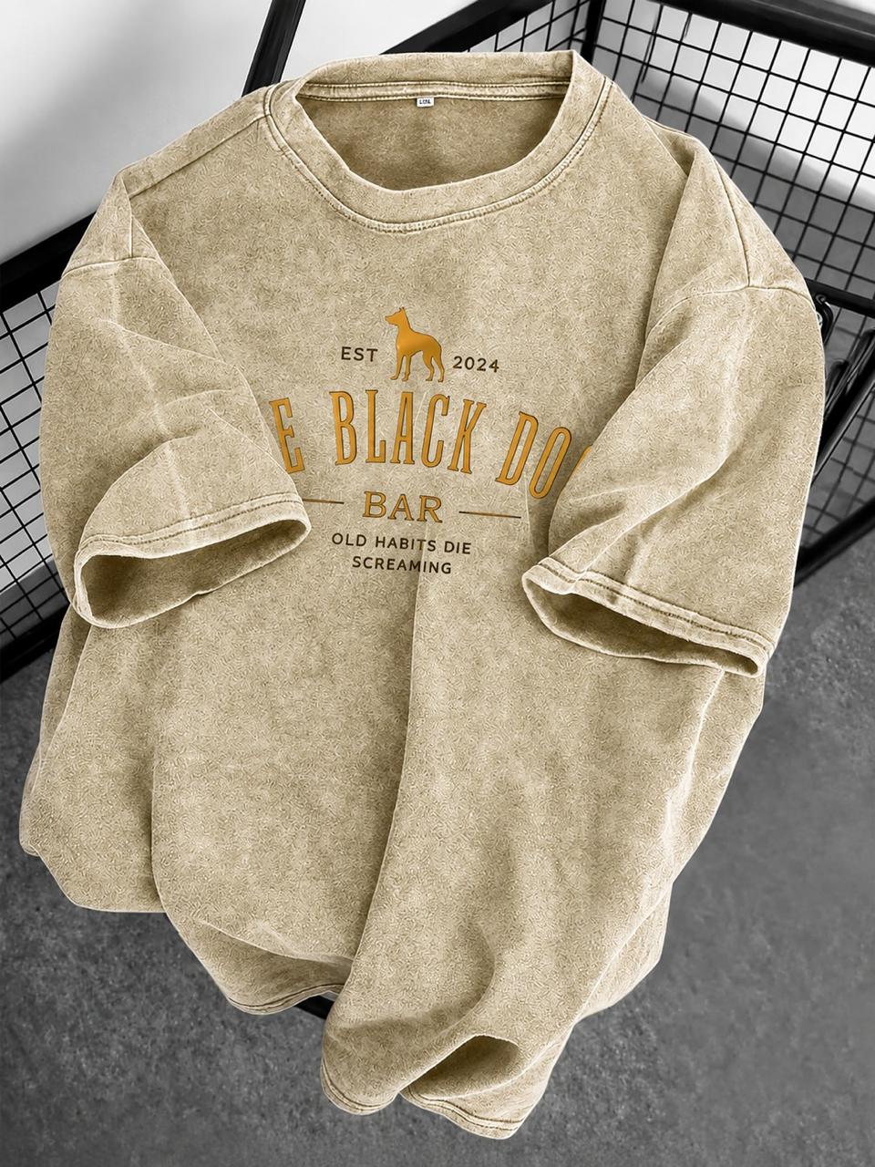 Premium Acid Wash Drop Shoulder TShirt
