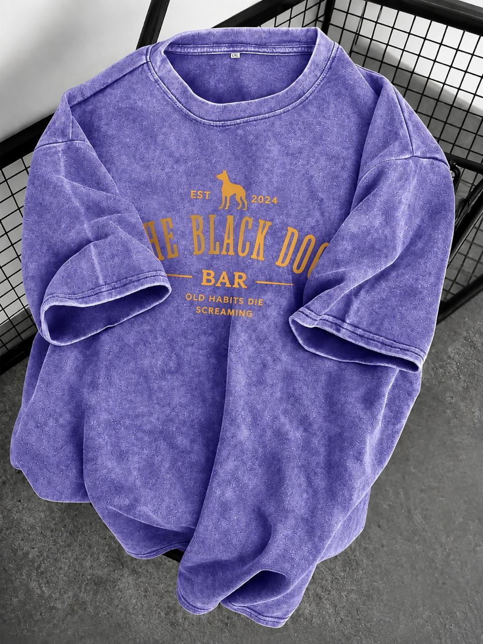 Premium Acid Wash Drop Shoulder TShirt