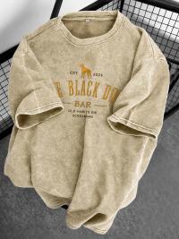 Premium Acid Wash Drop Shoulder TShirt