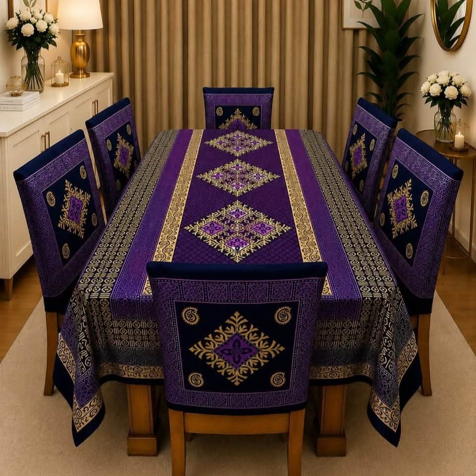 3D Dining Table Cover Set