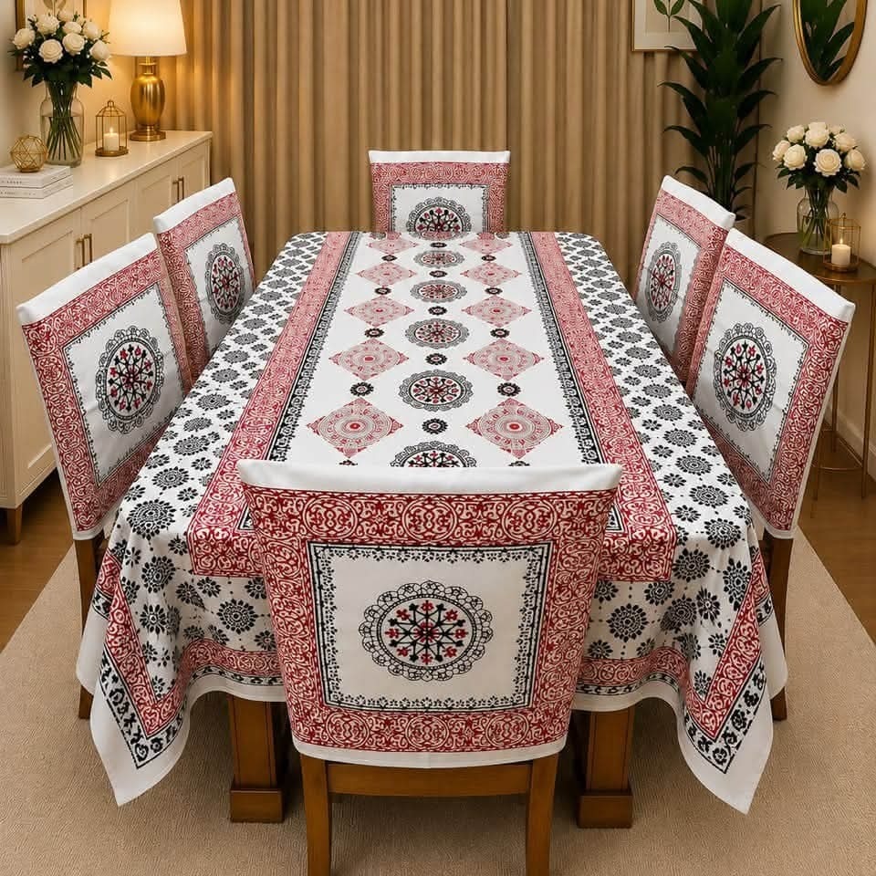3D Dining Table Cover Set
