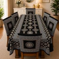 3D Dining Table Cover Set