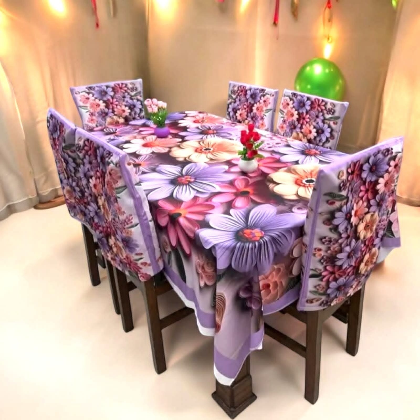 3D Dining Table Cover Set