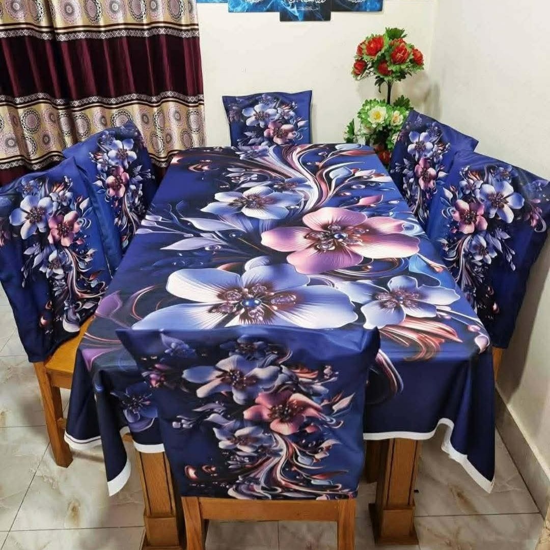 3D Dining Table Cover Set