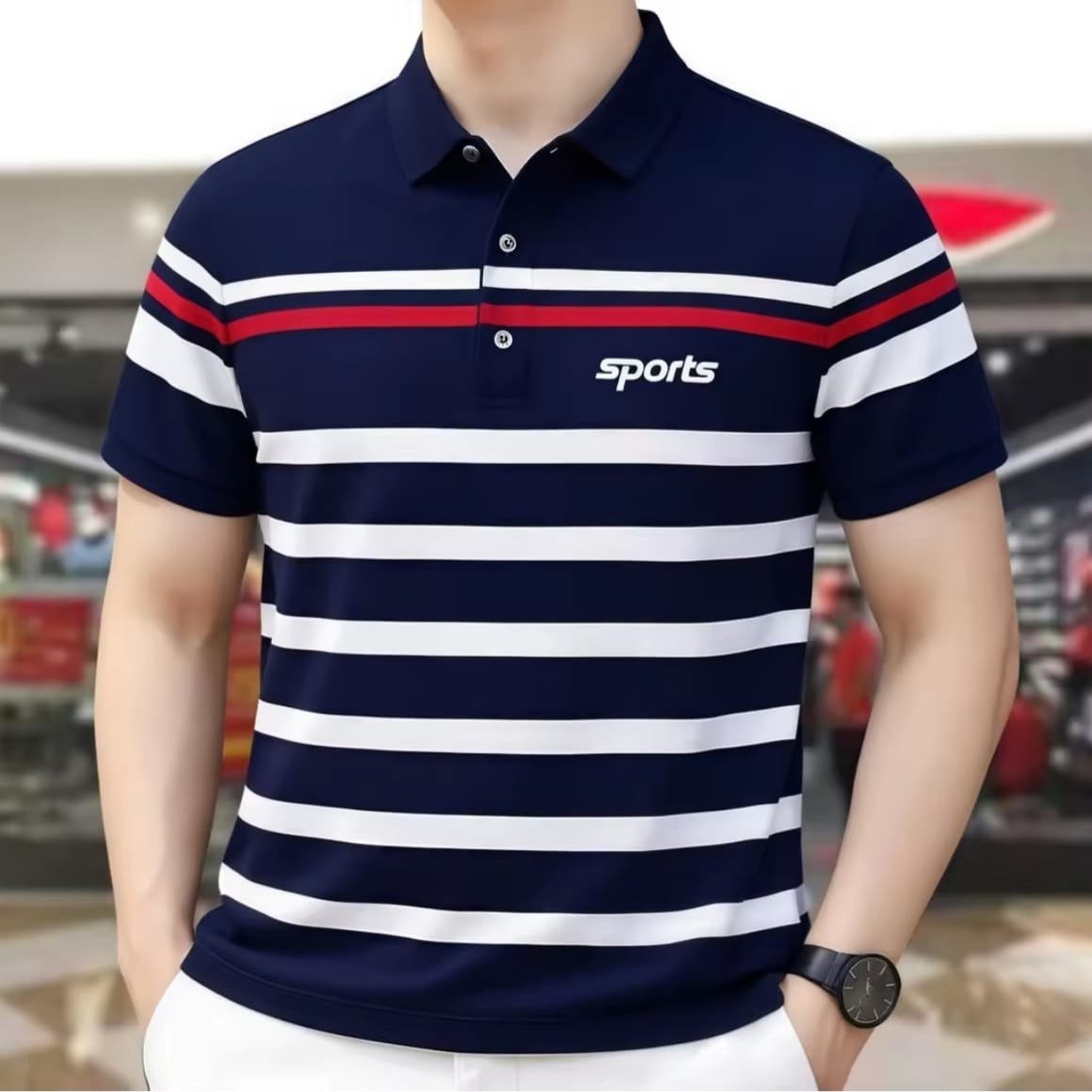 Striped Premium Polo Shirt
