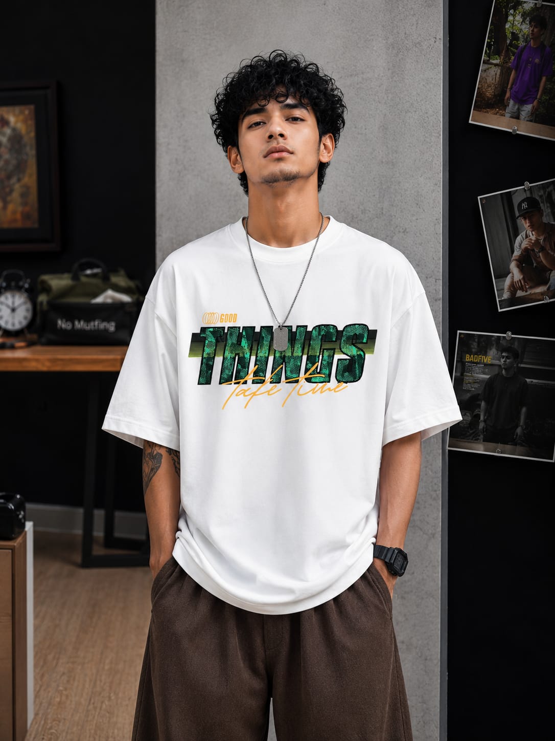 Premium Cotton Drop Shoulder Tshirt