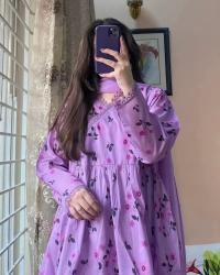 Premium Cotton Printed Three Piece