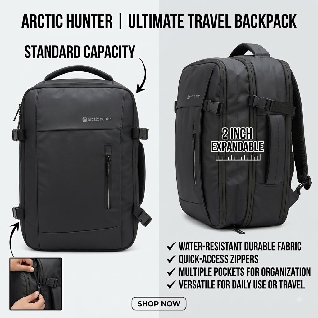 Arctic Hunter Premium Backpack