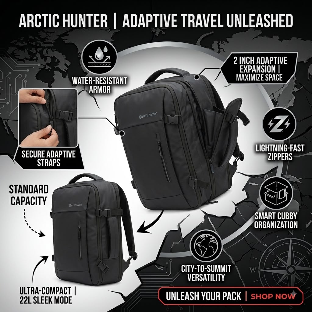 Arctic Hunter Premium Backpack