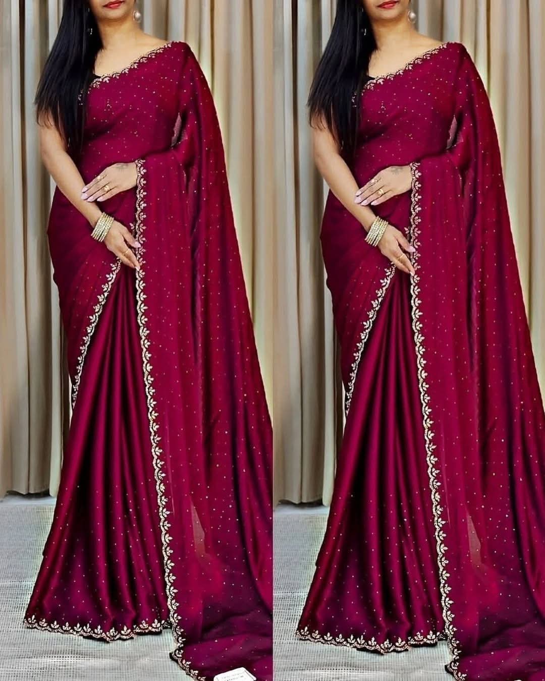 Georgette Sharee with Blouse Piece