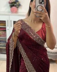 Georgette Sharee with Blouse Piece