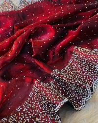 Georgette Sharee with Blouse Piece