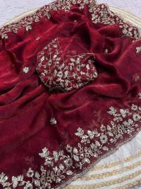 Indian Georgette Sharee with Blouse Piece