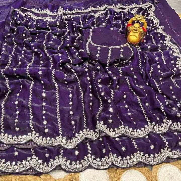 Indian Georgette Sharee with Blouse Piece