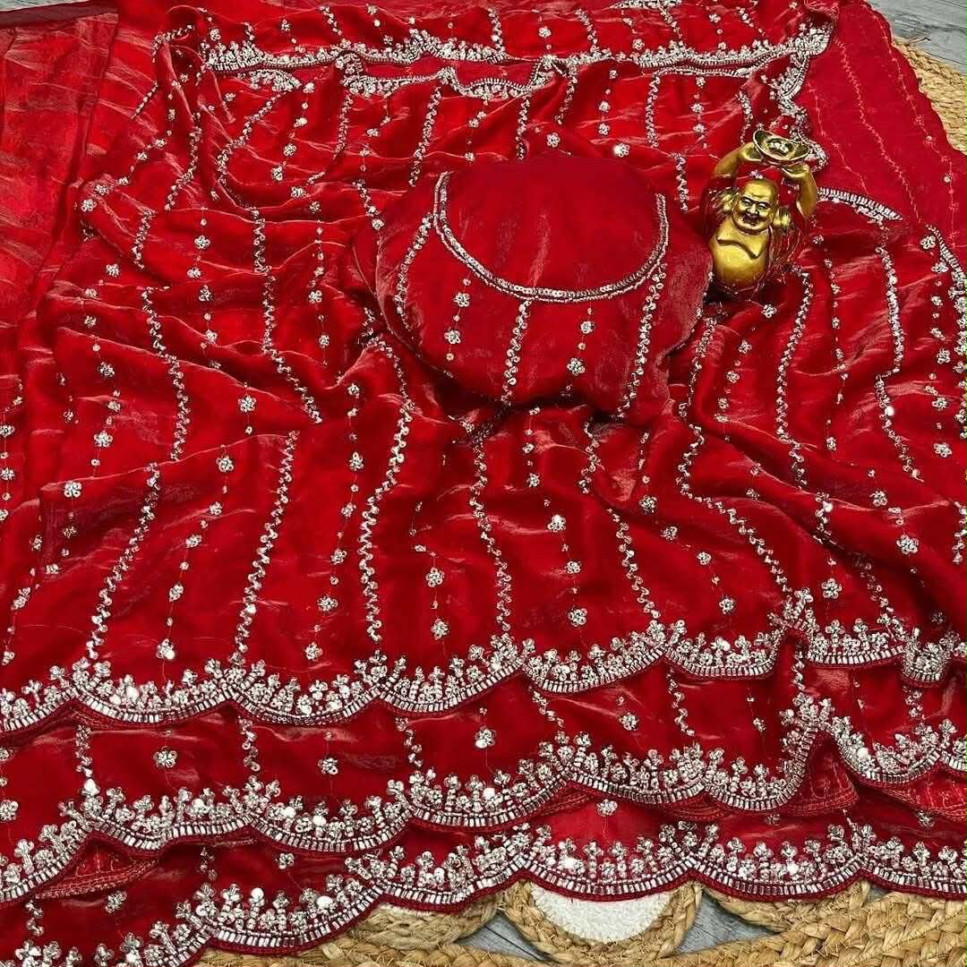 Indian Georgette Sharee with Blouse Piece