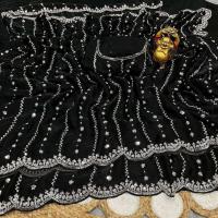 Indian Georgette Sharee with Blouse Piece