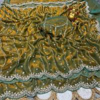 Indian Georgette Sharee with Blouse Piece