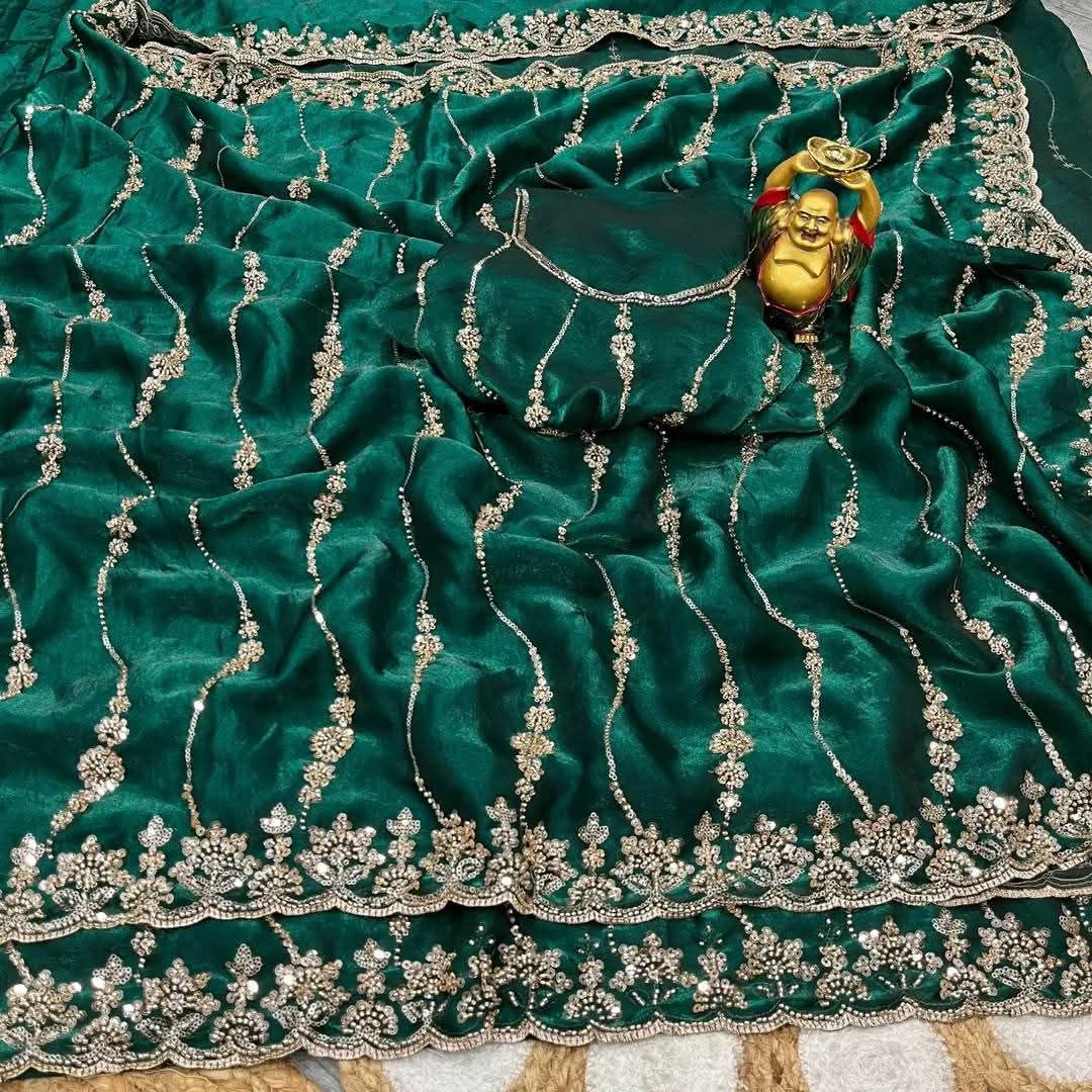 Indian Fendi Silk Saree Collection