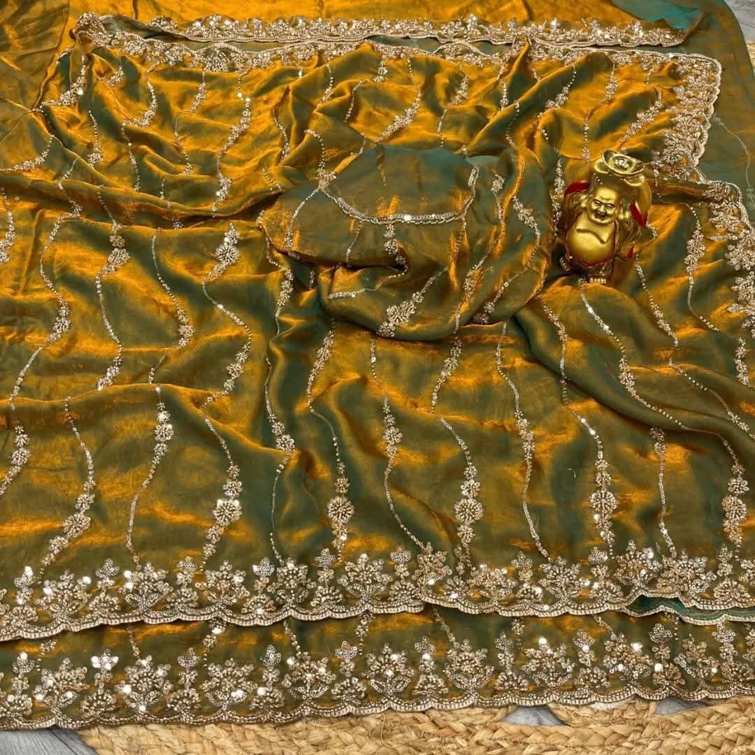 Indian Fendi Silk Saree Collection