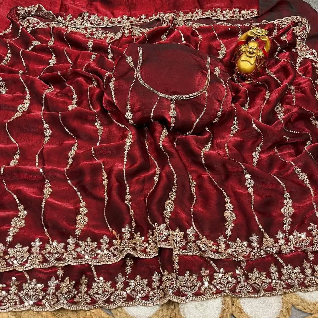 Indian Fendi Silk Saree Collection