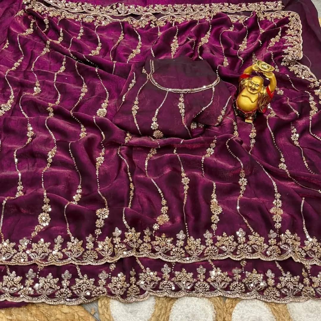 Indian Fendi Silk Saree Collection