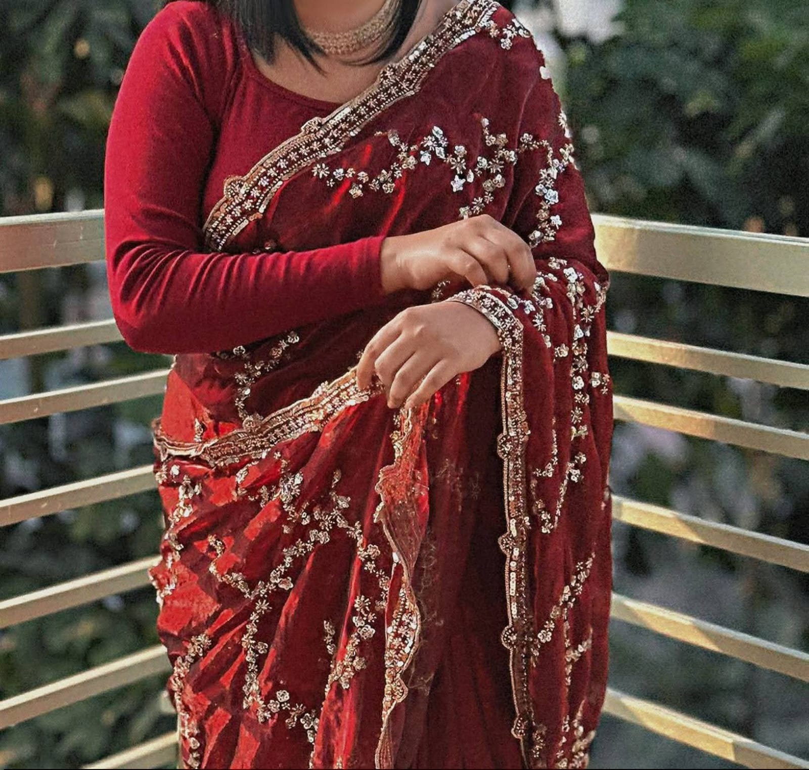 Indian Fendi Silk Saree Collection