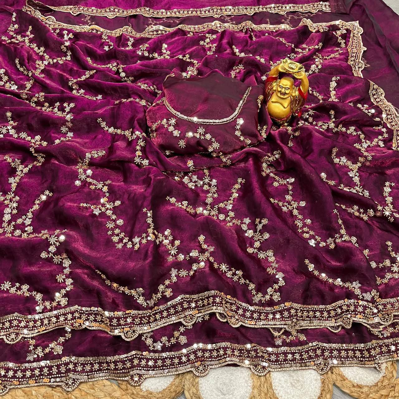 Indian Fendi Silk Saree Collection
