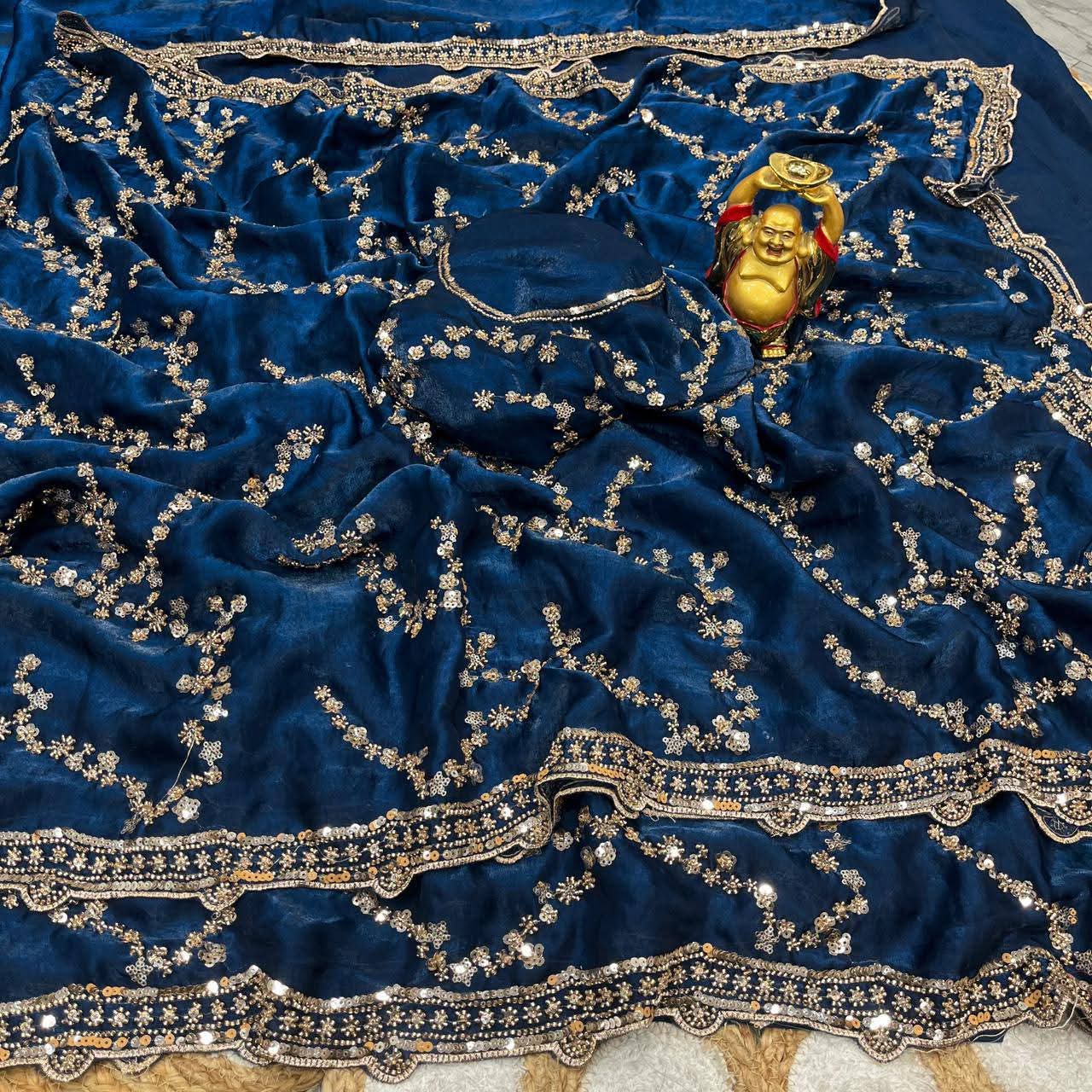Indian Fendi Silk Saree Collection