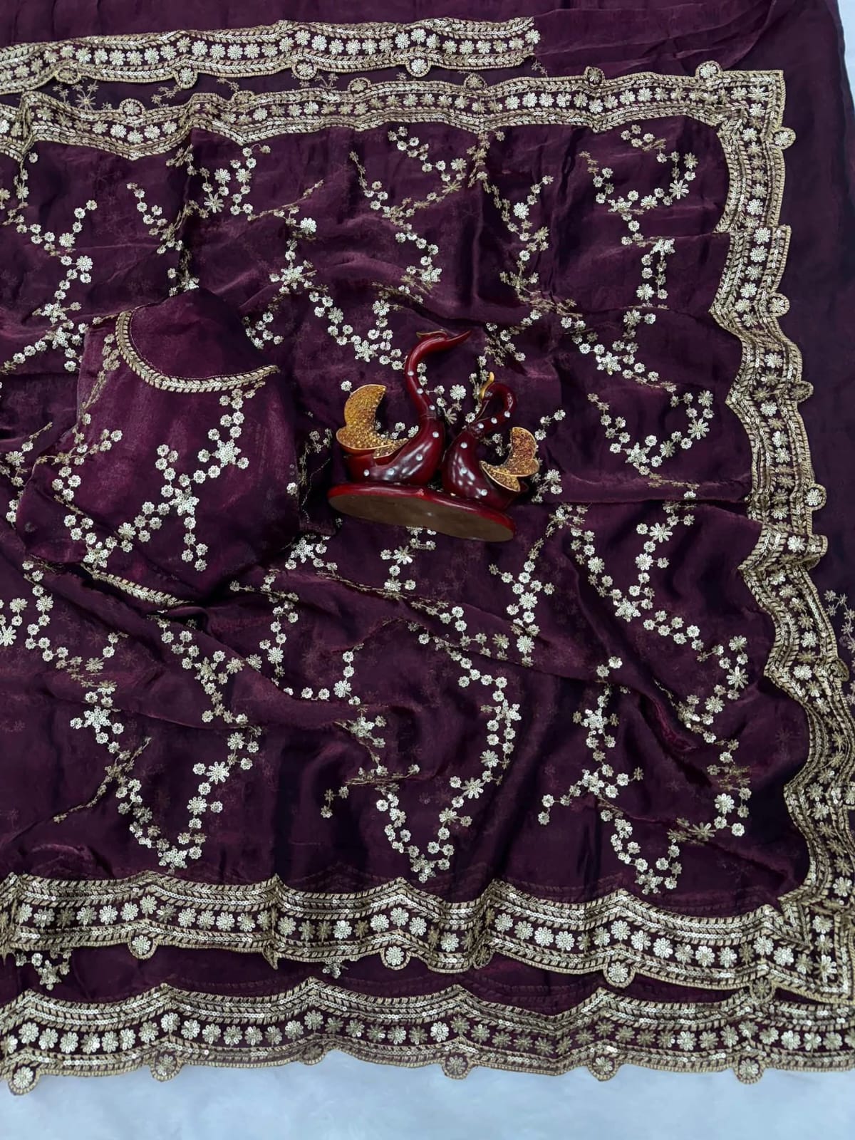 Indian Fendi Silk Saree Collection
