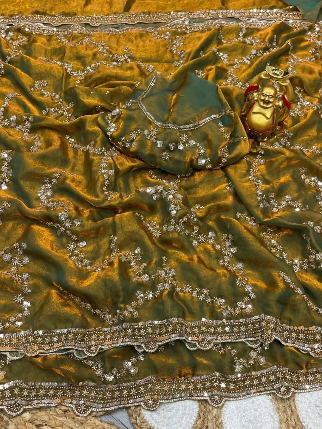 Indian Fendi Silk Saree Collection