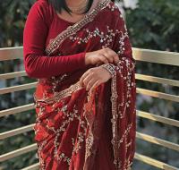 Indian Fendi Silk Saree Collection