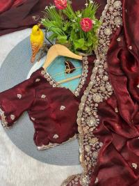 Indian Fendi Silk Saree Collection