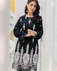 Cotton Embroidery Two Piece