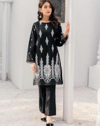 Cotton Embroidery Two Piece