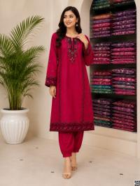 Linen Embroidery Two Piece