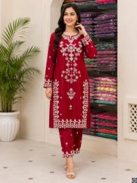 Linen Embroidery Two Piece