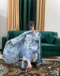 Cotton Embroidery Three Piece