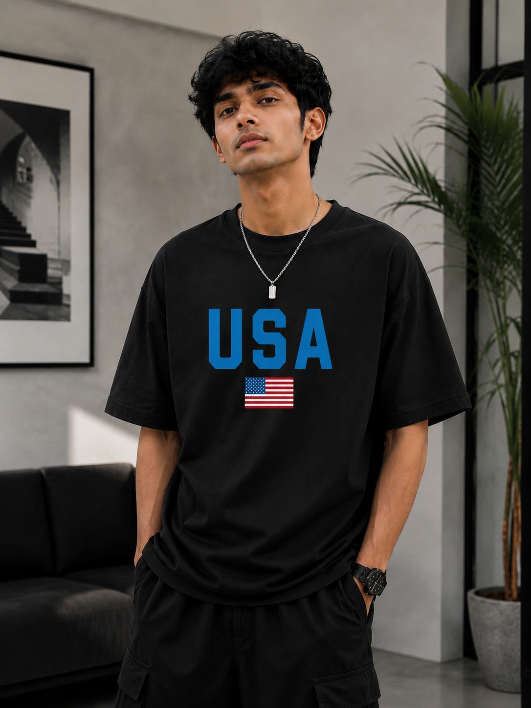Premium Cotton Drop Shoulder Tshirt