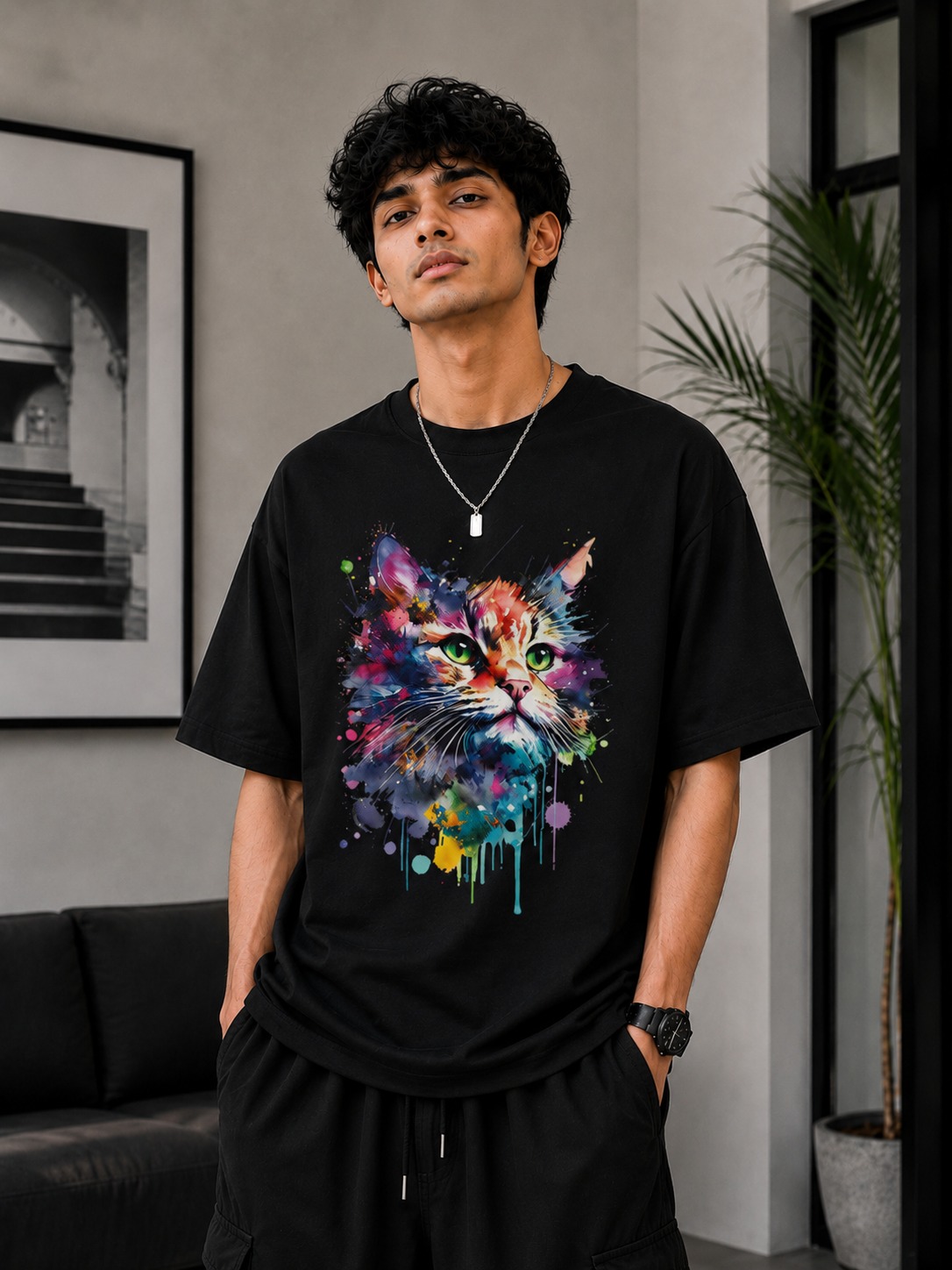 Premium Cotton Drop Shoulder Tshirt