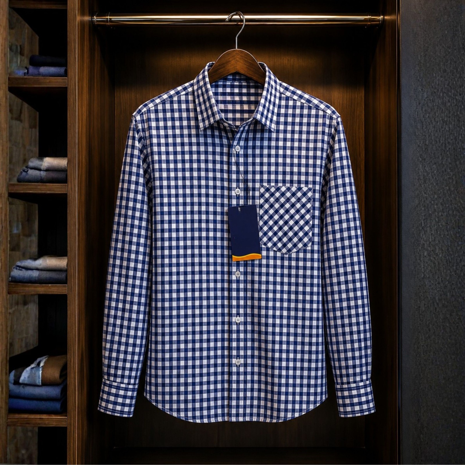 Formal Official Cotton Check Shirt