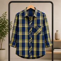 Formal Official Cotton Check Shirt