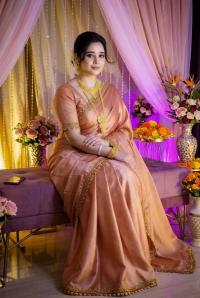 Indian Tuba Lama Silk saree