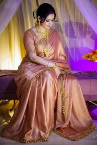 Indian Tuba Lama Silk saree