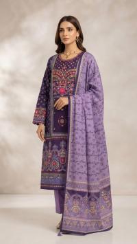 Kar Chupi Boutique Unstitched Three Piece