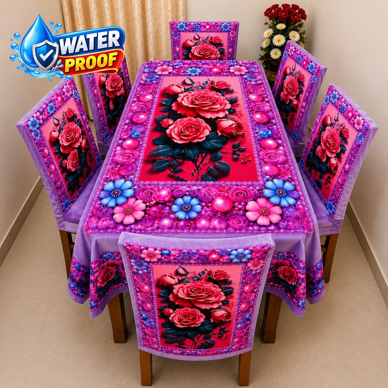 Water Proof Dining Cover Set