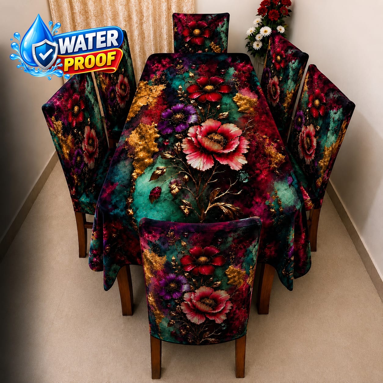 Water Proof Dining Cover Set